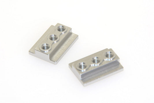 CEN Racing CKD0403 KAOS CNC Aluminum Chassis Rail Holding Block silver anodized 2pcs DL-Series