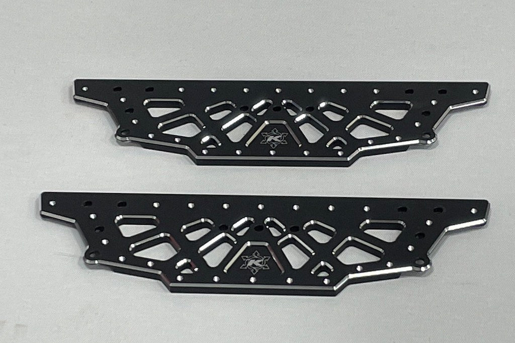 CEN Racing CKD0480 KAOS CNC Aluminum Chassis Plate black anodized 2pcs view 1