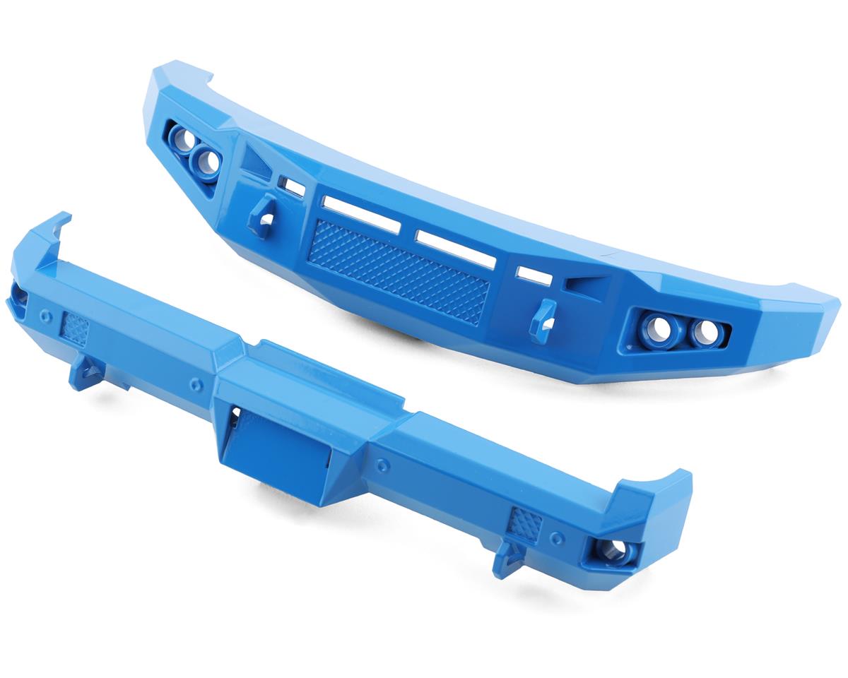 CEN Racing CKD0490 KAOS Daytona Blue Front and Rear Bumper Set for F250 or F450