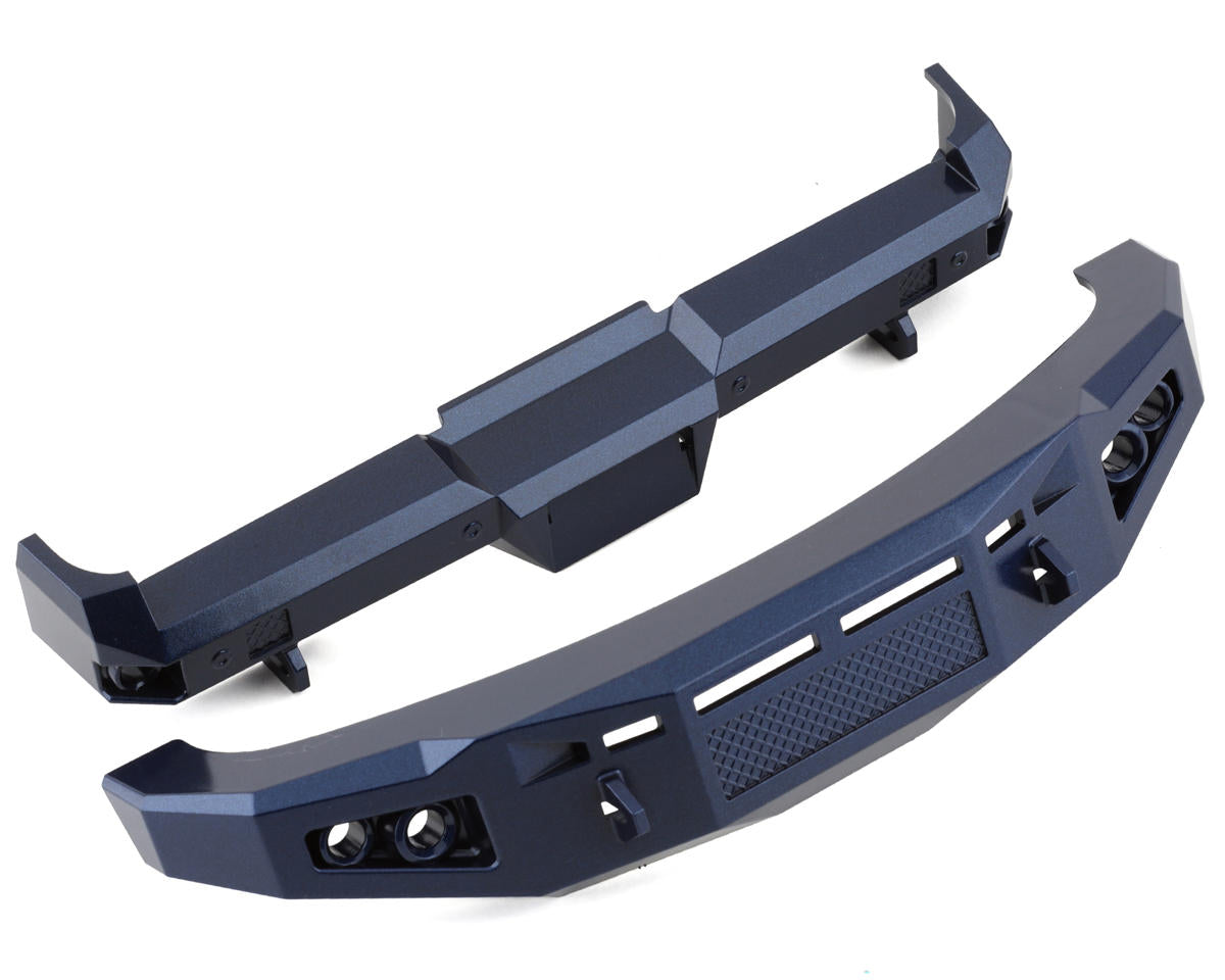 CEN Racing CKD0493 KAOS Blue Galaxy front and rear bumper set for F250 or F450