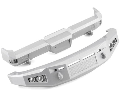 CEN Racing CKD0496 KAOS Matte Silver front and rear bumper set for F250 or F450