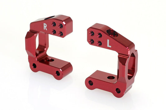 CEN Racing CKM0302 KAOS Puma Rally 1 Steering Hub Carriers L/R CNC Aluminium Red