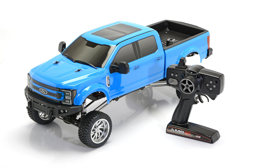CEN 8992 Ford F-250 Daytona Blue RTR package view