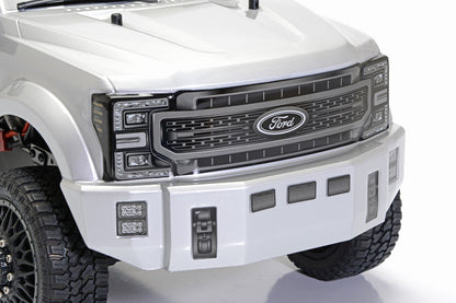 CD0905 F-450 Silver Mercury complete body front detail