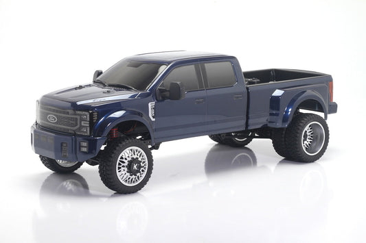 CD0902 F-450 Blue Galaxy complete body installed front three-quarter view