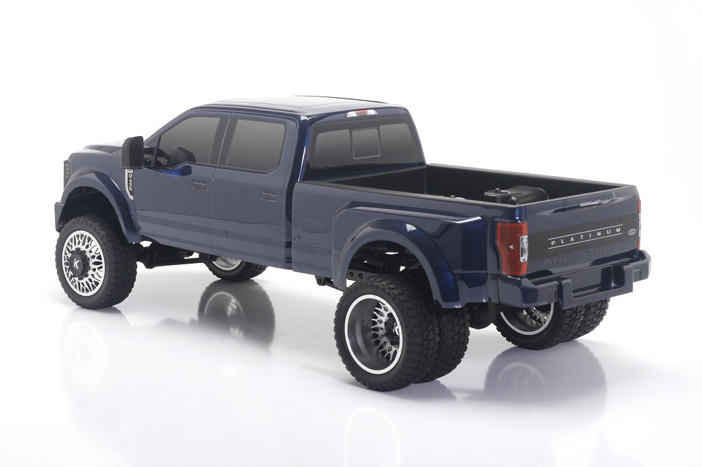 CD0931 truck bed installed Blue Galaxy rear three-quarter view