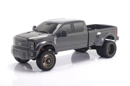 CD0933 F-450 Grey Titanium truck bed installed application reference - front three-quarter view