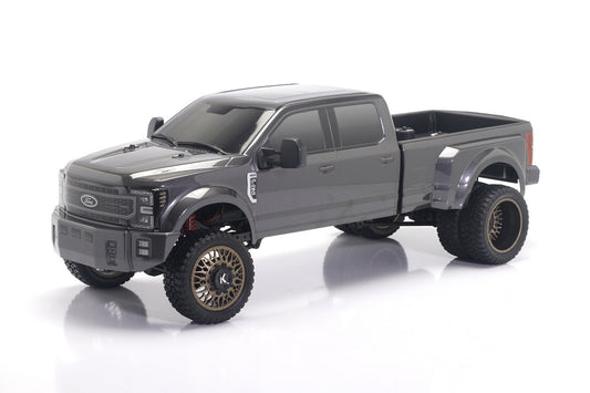 CD0933 F-450 Grey Titanium truck bed installed application reference - front three-quarter view