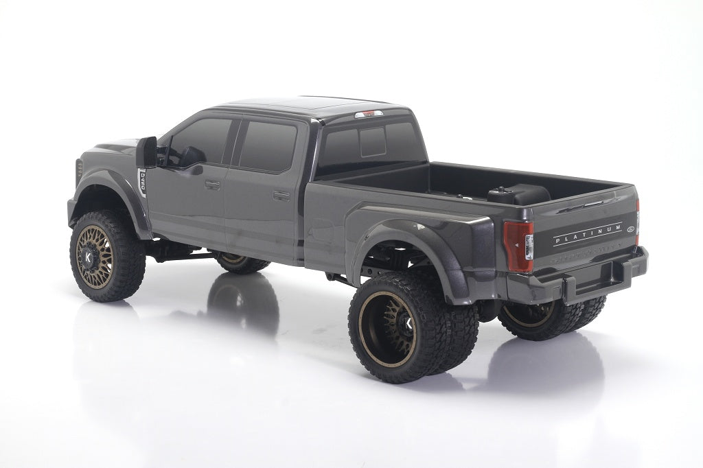 CEN F-450 Grey Titanium body installed rear three-quarter view