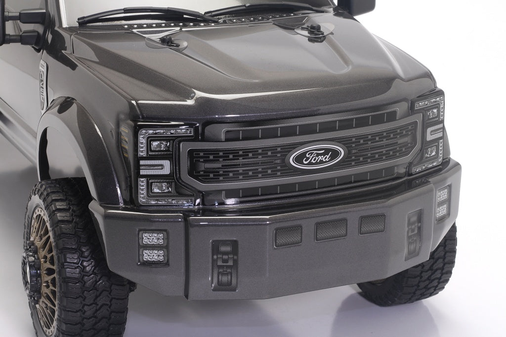 CD0933 F-450 Grey Titanium truck bed installed application reference - bed detail