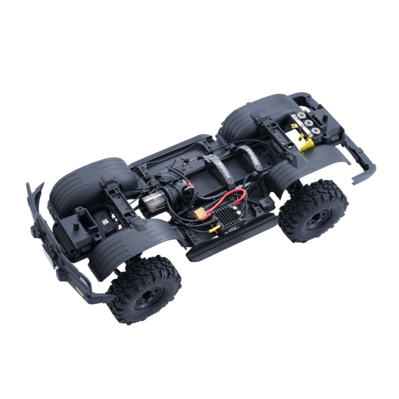 FMS FCX10 PRO Toyota Land Cruiser LC80 RS V2 chassis and electronics view
