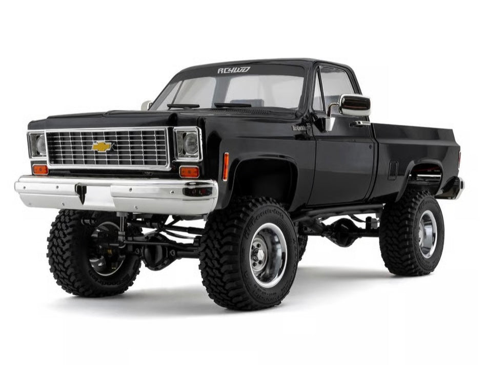 RC4WD Trail Finder 2 LWB Chevrolet K10 Scottsdale Black side view