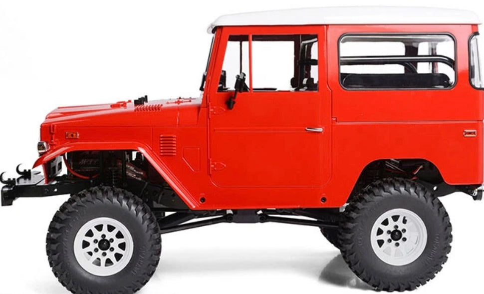 RC4WD Gelande II Cruiser Red rear three-quarter view