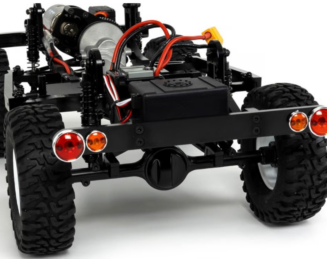 RC4WD Gelande II Cruiser Red drivetrain detail