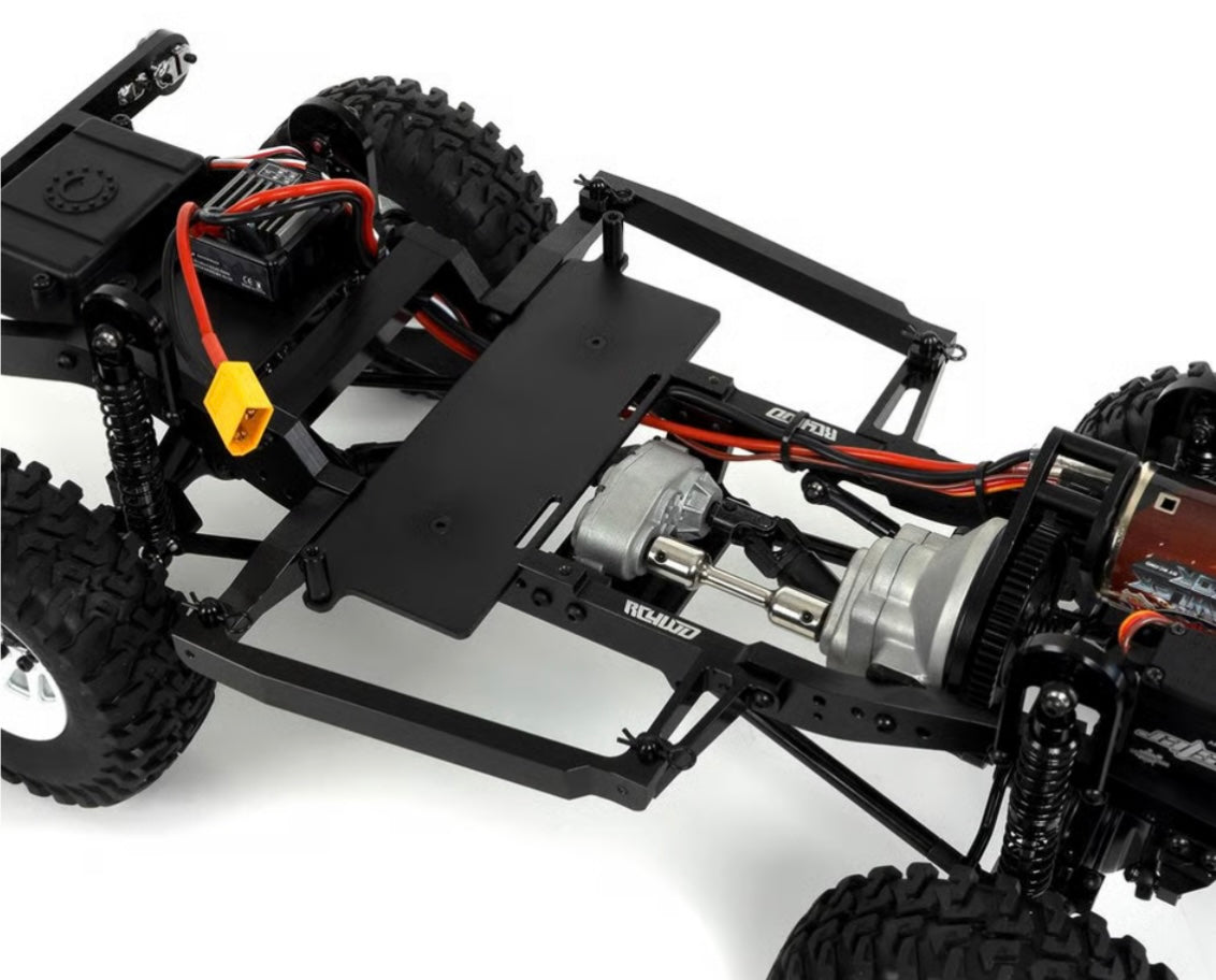RC4WD Gelande II Cruiser Red chassis detail