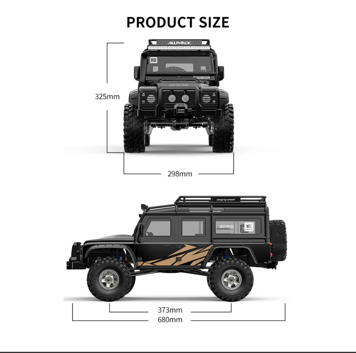 MJX Hyper Go H8H V2 Upgraded RC Truck 1/8 Scale 2.4G Off Road Vehicle With Sensored Brushless Motor 80A FOC ESC
