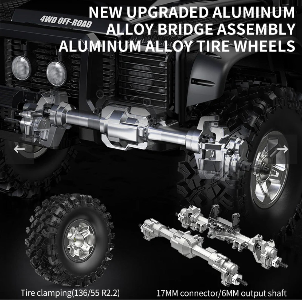 MJX Hyper Go H8H V2 Upgraded RC Truck 1/8 Scale 2.4G Off Road Vehicle With Sensored Brushless Motor 80A FOC ESC