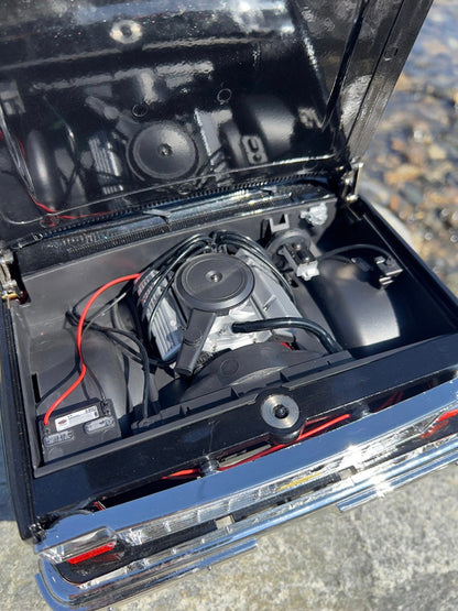RC4WD Trail Finder 2 LWB Chevrolet K10 Scottsdale Black chassis detail