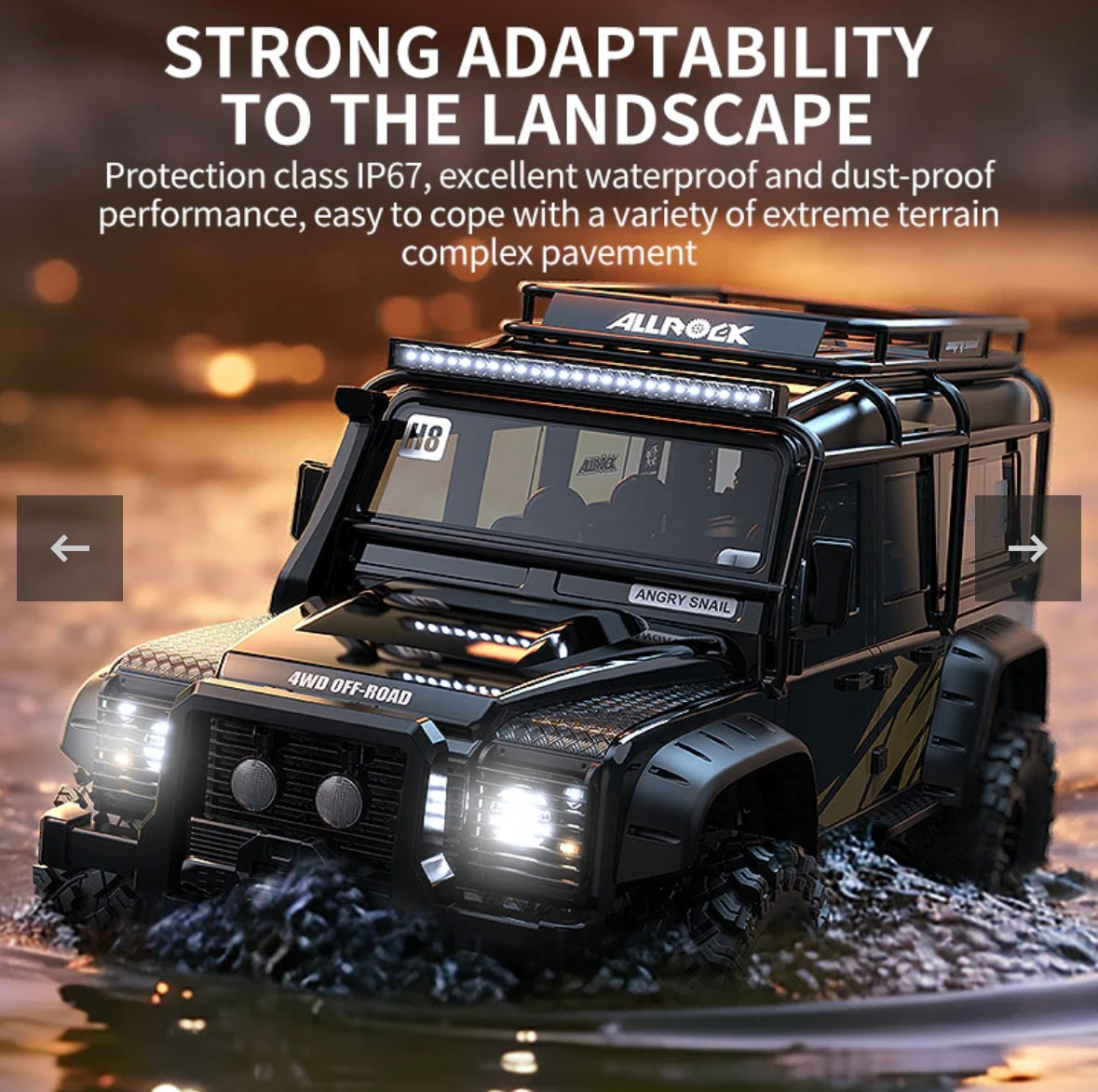 MJX Hyper Go H8H V2 Upgraded RC Truck 1/8 Scale 2.4G Off Road Vehicle With Sensored Brushless Motor 80A FOC ESC