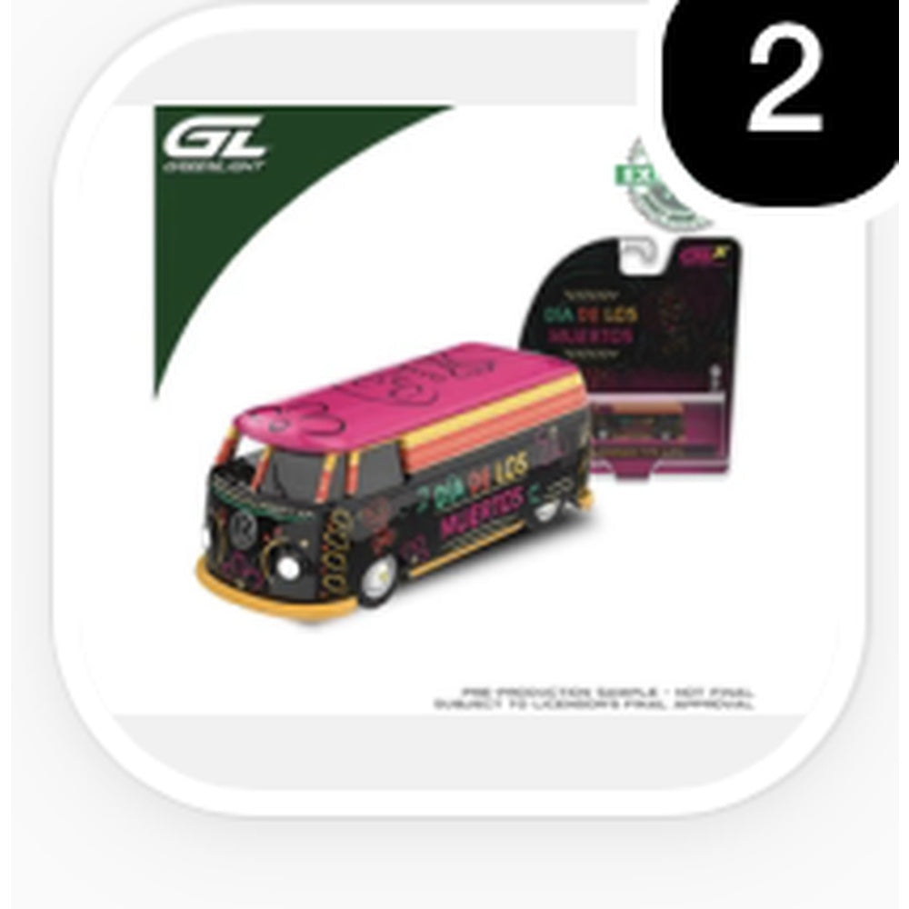 GreenLight Volkswagen Type 2 Dia de los Muertos 2026 Black Pink GL30615