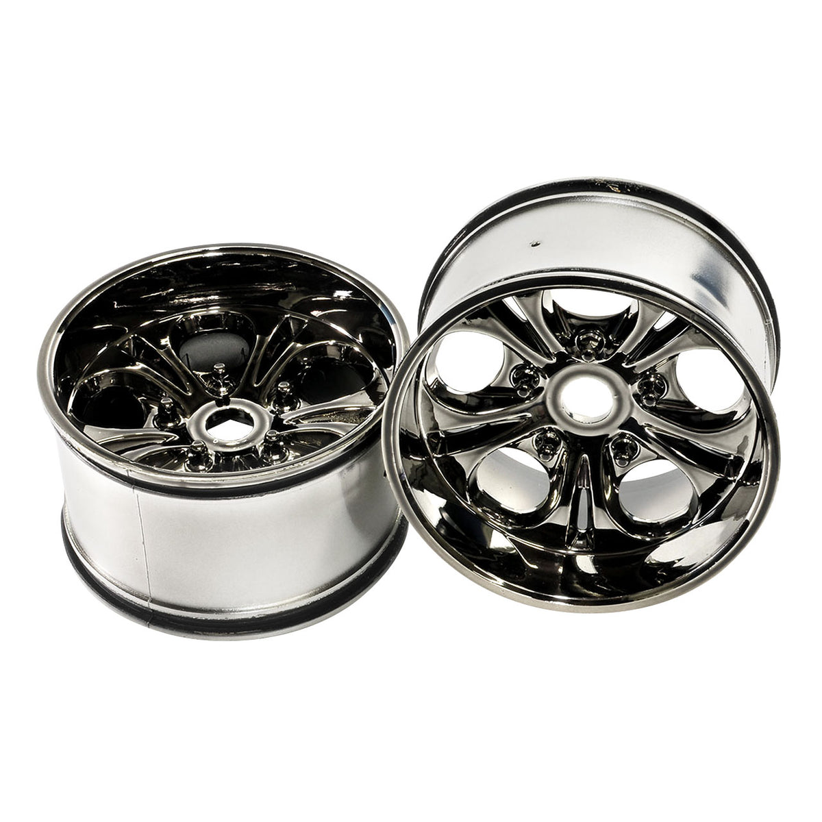 CEN Racing GS287A 7.5 wheel 23mm hex gunmetal chrome 131x80mm 0mm offset