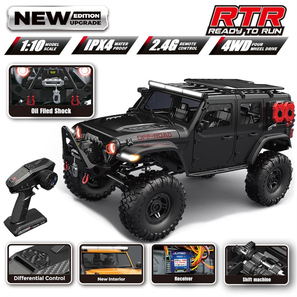 2025 New Upgrade HB-R1011/12/13/14/15/16 Jeep Rubicon Rc Car 1:10