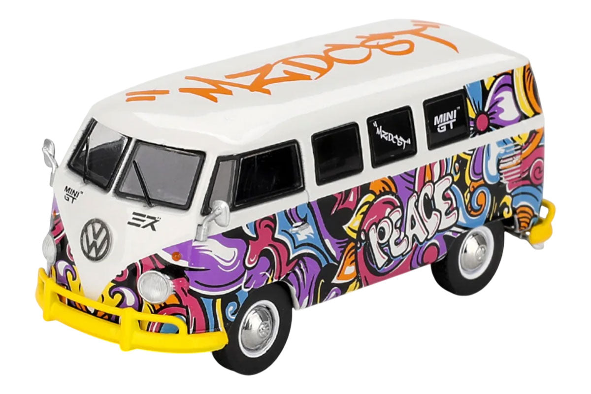 Mini GT Volkswagen T1 Microbus Mizu Design MGT01191-BL