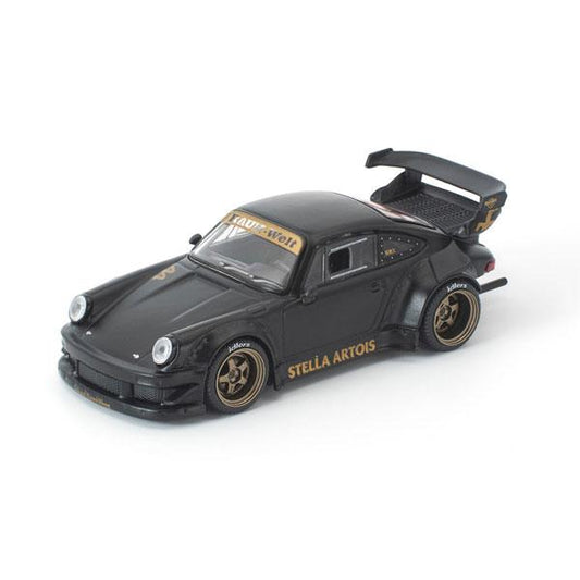 Pop Race RWB Porsche 930 Matte Black Stella Artois PR640468