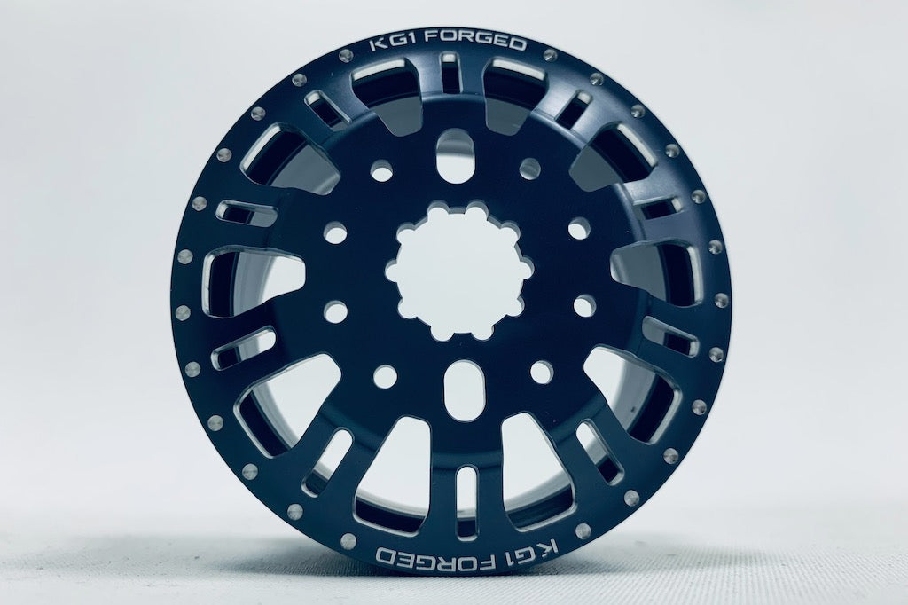 CEN CKD0658 gunmetal rear dually wheel view 1