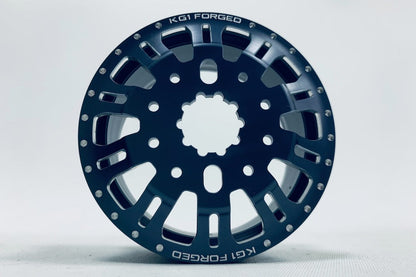 CEN CKD0658 gunmetal rear dually wheel view 1
