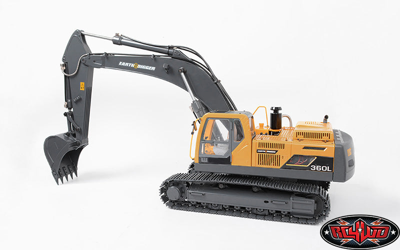 RC4WD Earth Digger 360L hydraulic excavator scale example