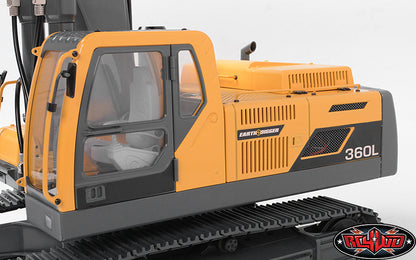 RC4WD Earth Digger 360L boom and hydraulic detail