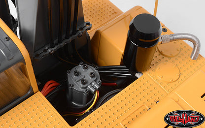 RC4WD Earth Digger 360L hydraulic system detail