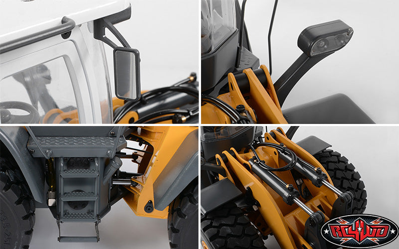 RC4WD Earth Mover 870K articulated loader detail