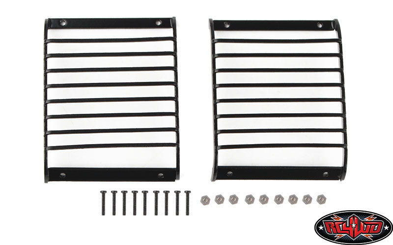 RC4WD Front Light Guards D90 D110 mounting detail