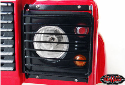 RC4WD Front Light Guards installed on D90 example