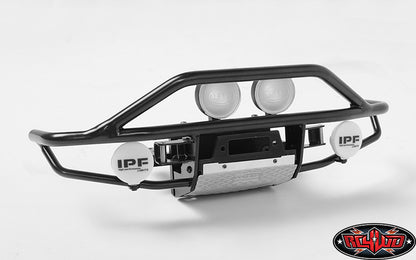 RC4WD Rough Stuff bumper stainless steel and light detail
