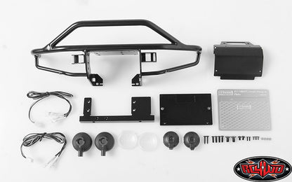 RC4WD Rough Stuff bumper front light layout detail