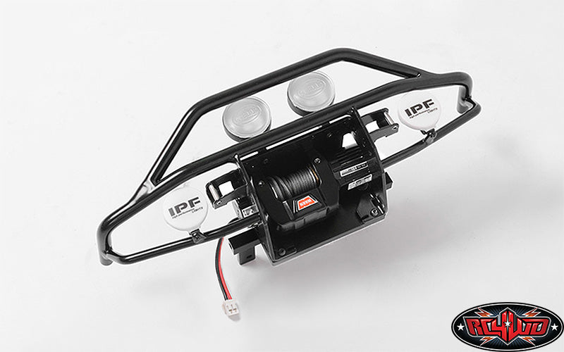 RC4WD Rough Stuff bumper with Mini Warn winch example