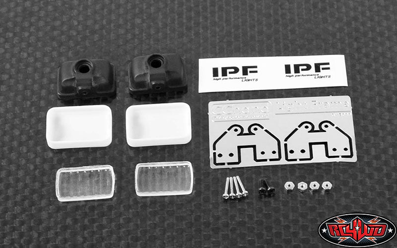 RC4WD Square IPF Lights mounted on Trail Finder 2
