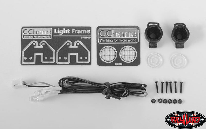 RC4WD Work Lights mounting plate detail