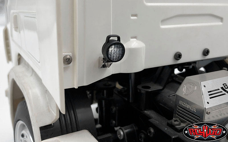 RC4WD Work Lights installed on Tamiya Scania