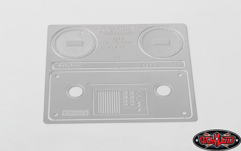 RC4WD 1/10 Subwoofer scale detail