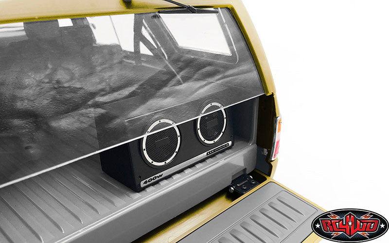 RC4WD 1/10 Subwoofer complete installation example