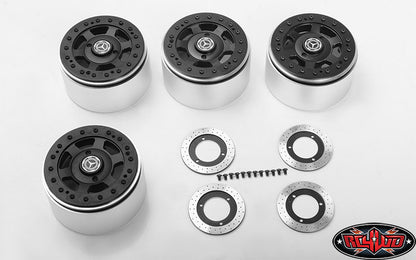 RC4WD TNK 2.2 beadlock wheels installed on scale crawler