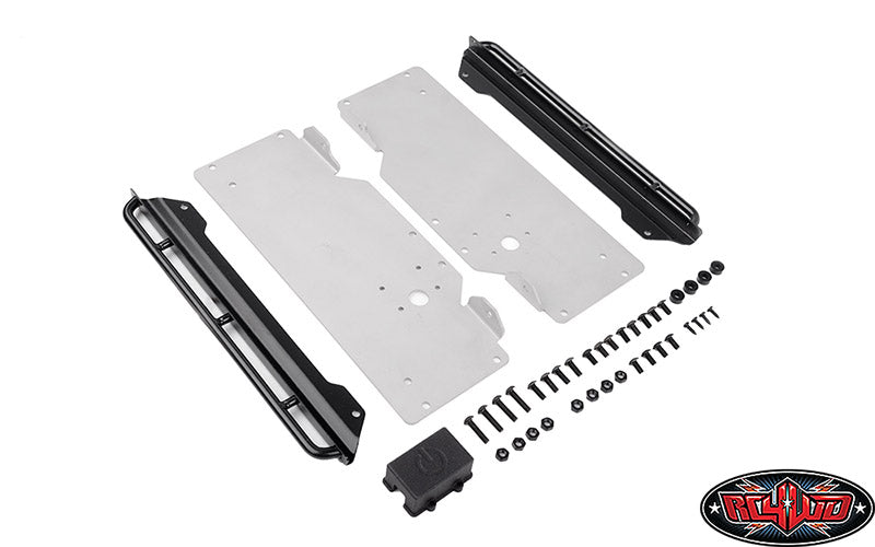 RC4WD FJ55 LWB slider and side guard installed view