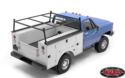 RC4WD K10 Utility Bed with optional rack installed