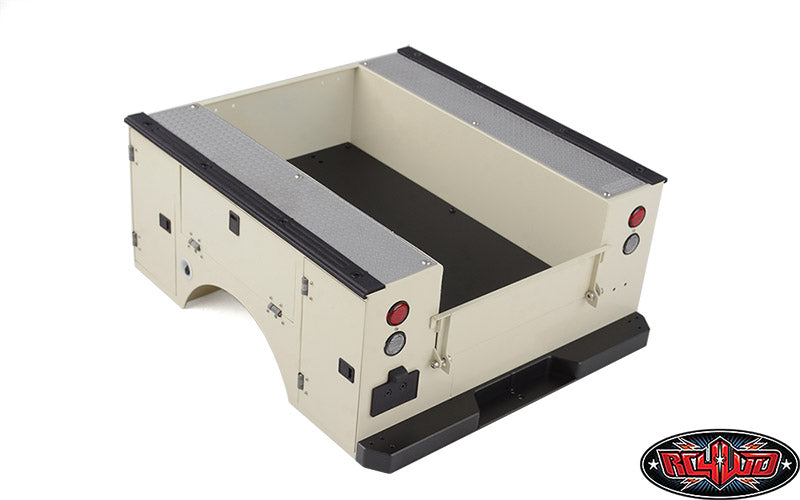 RC4WD K10 Utility Bed side compartment detail