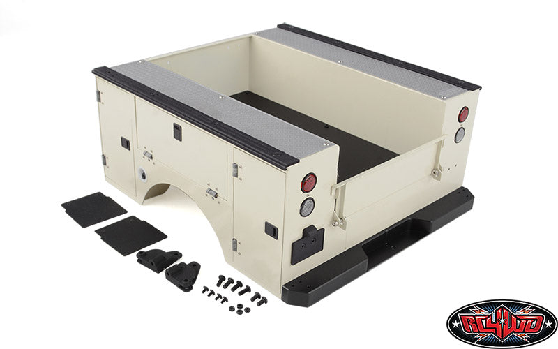 RC4WD K10 Utility Bed hardware and detail