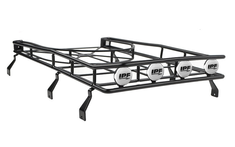 Roof Rack w/Tire Mount and IPF Lights for Gelande II D90